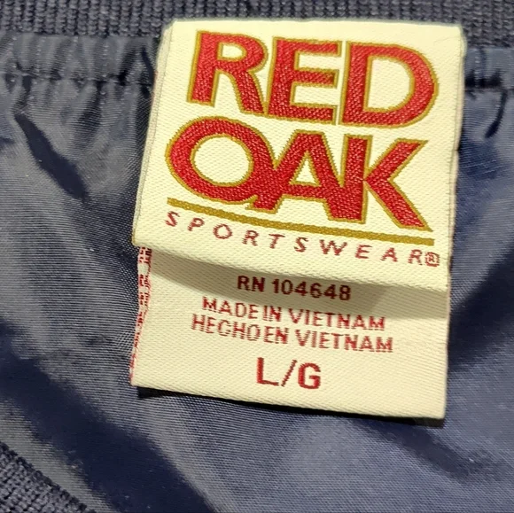 University Of Virginia Cavaliers Men's Blue Pullover, Warm Up Jacket, Size Large - Picture 4 of 9